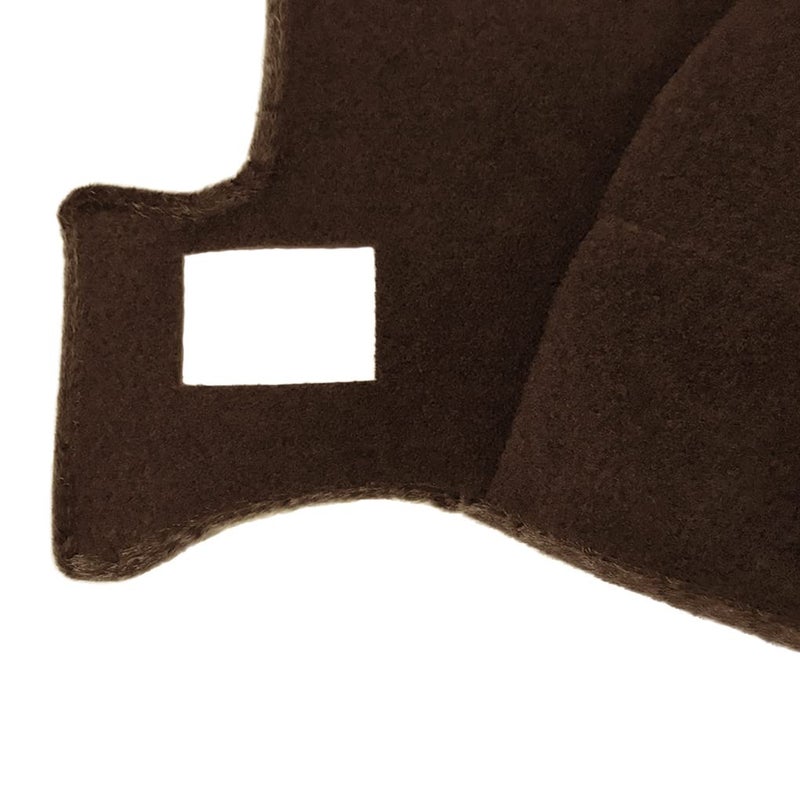 Yiz Dash Cover Mat Fit for 2007-2014 GMC Yukon,2007-2013 Chevy Chevrolet Silverado 1500 LTZ/Avalanche/Suburban,07-14 Tahoe, Dashboard Cover Carpet Pad w/o Dash Speaker (Brown) - Image 5